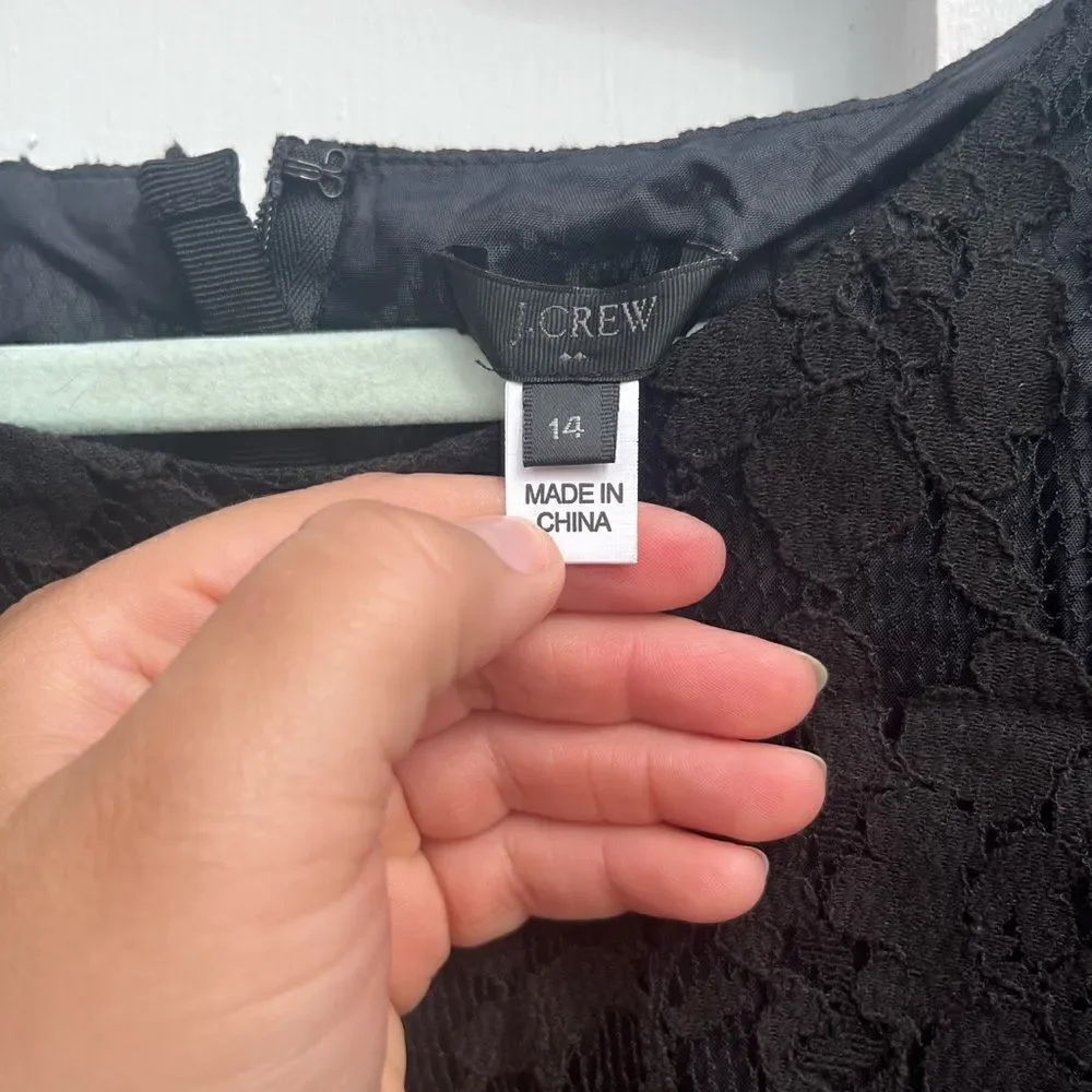 J Crew Lace Cocktail Dress